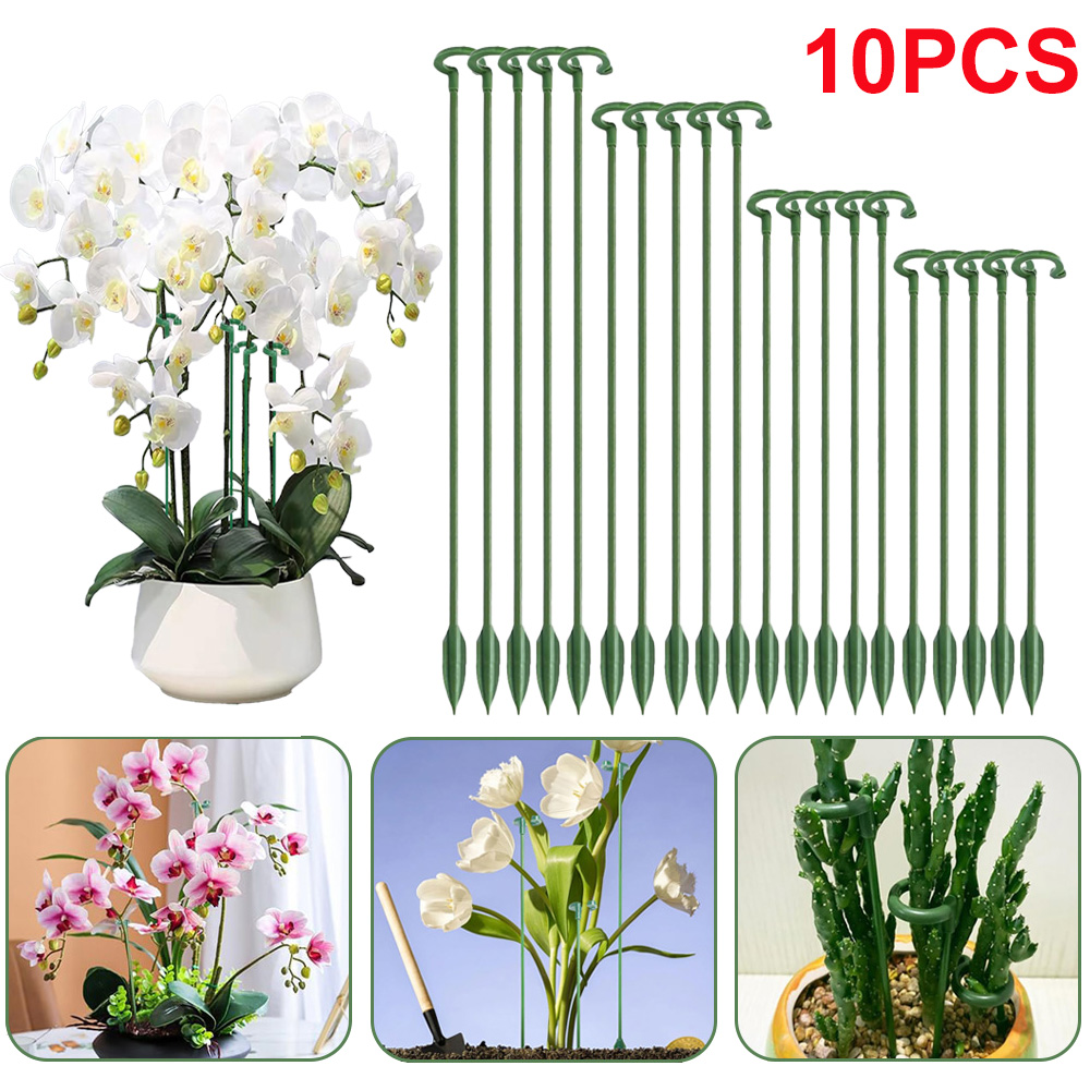 Florist Supp - 5/10pcs Plant Support Stakes Potted Flower