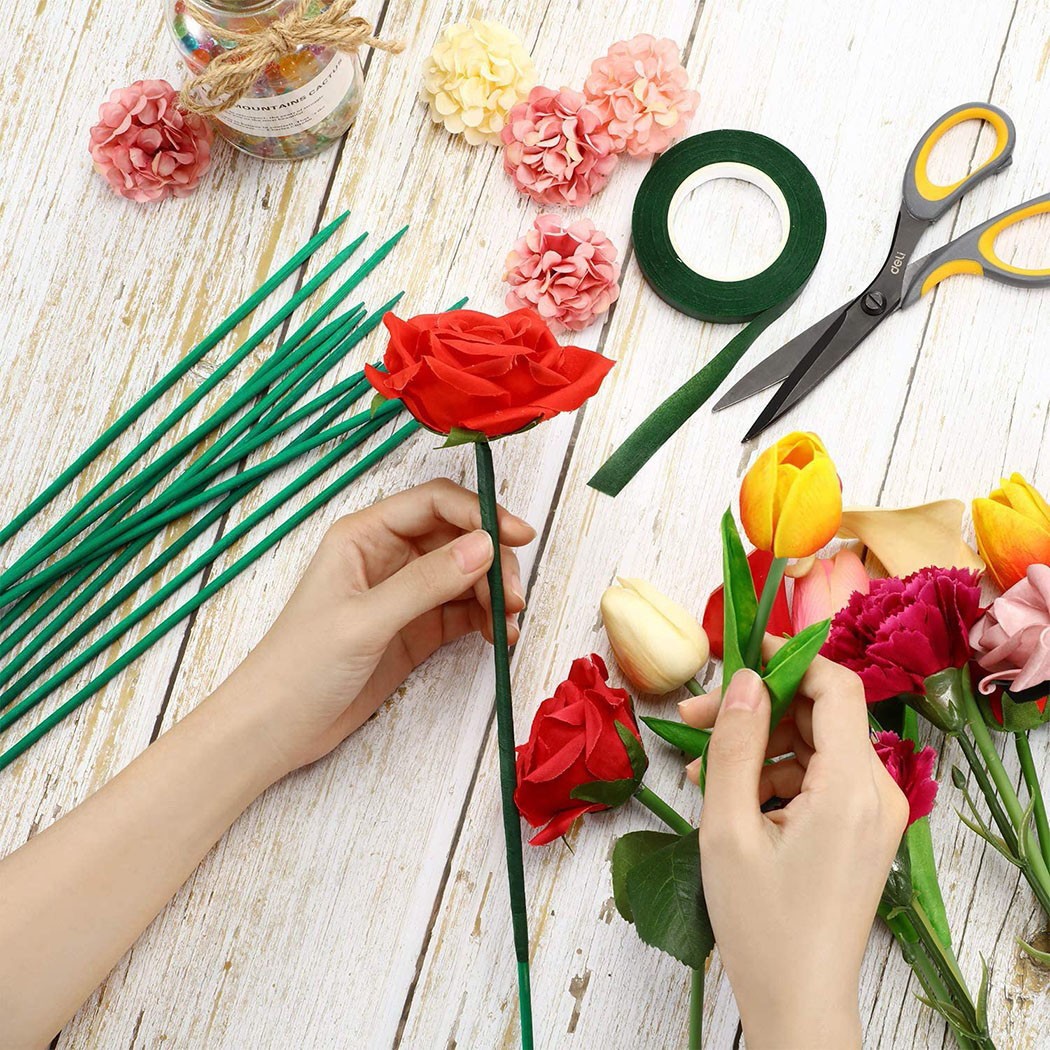 10pcs 40cm Green Plant Support - Florist Supp ulasan dan harga