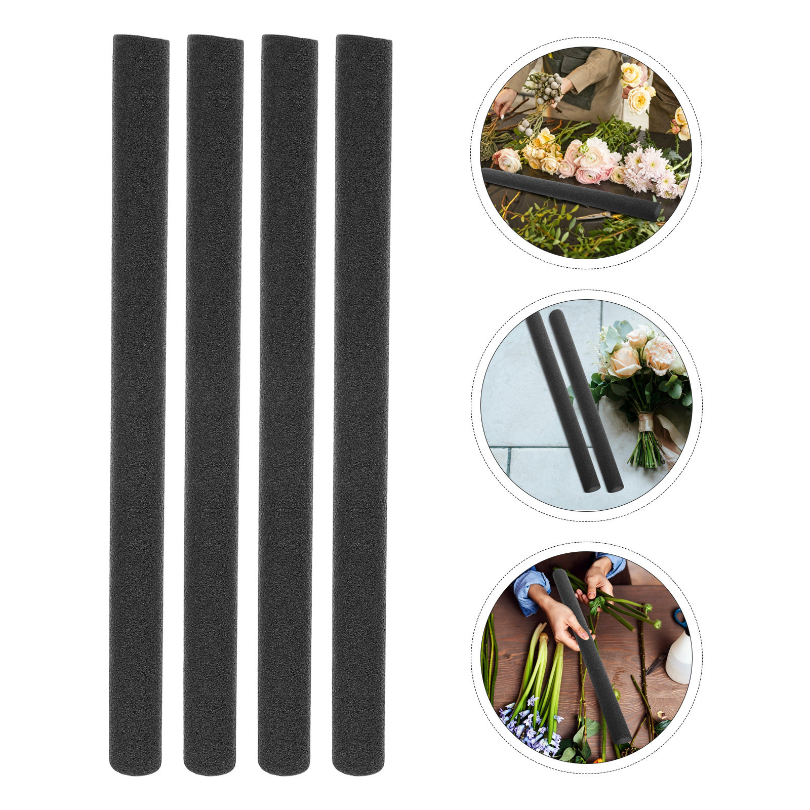 8Pcs Floral Foam Rods Black 1. - Anda Florist Supply ulasan dan harga