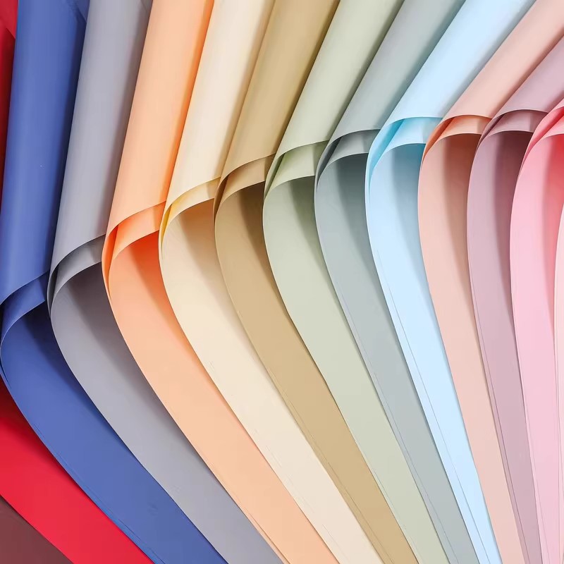 Korean Style Solid Color Paper - Florist Supply Paper ulasan dan harga