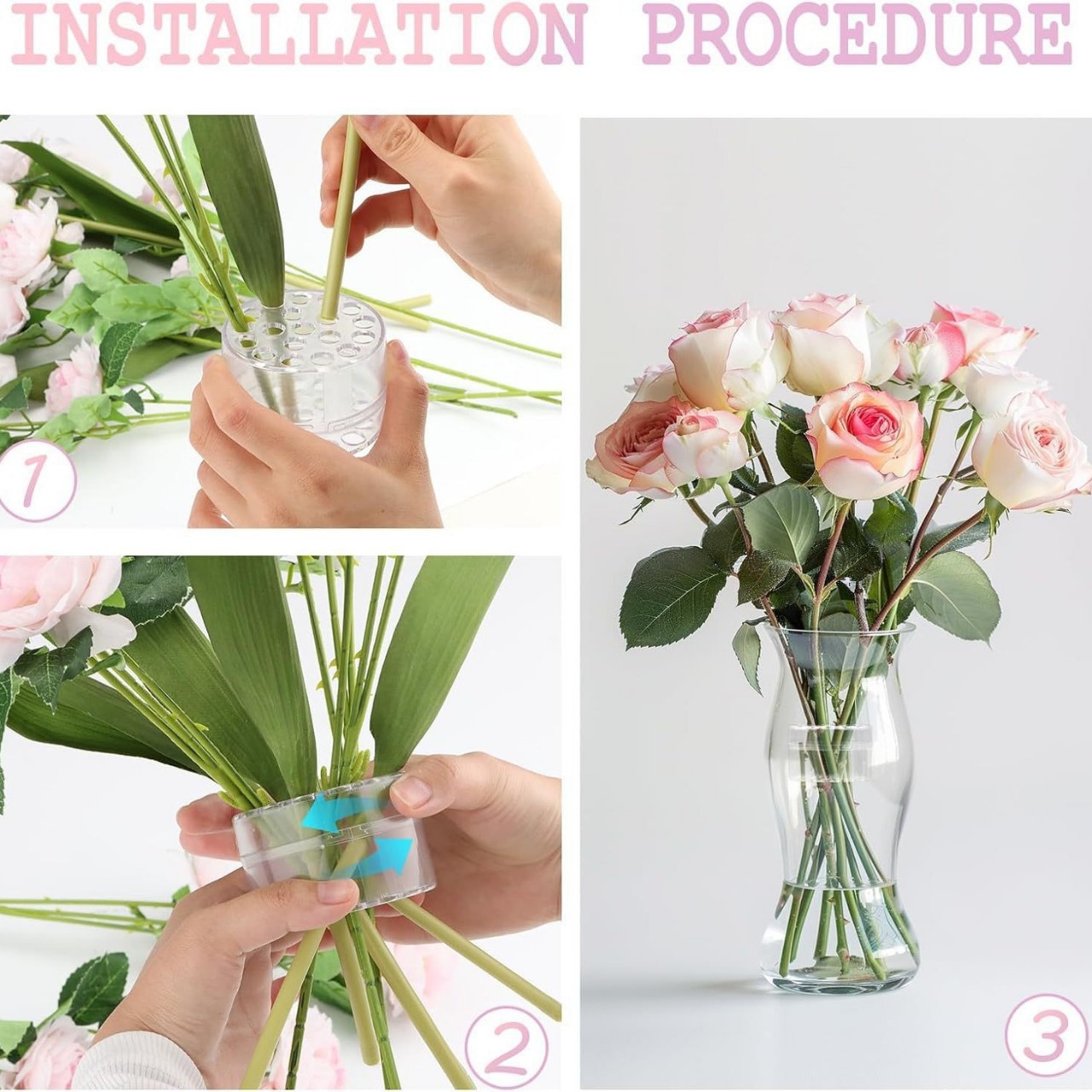 Spiral Ikebana Stem Holder for - Florist Supp ulasan dan harga