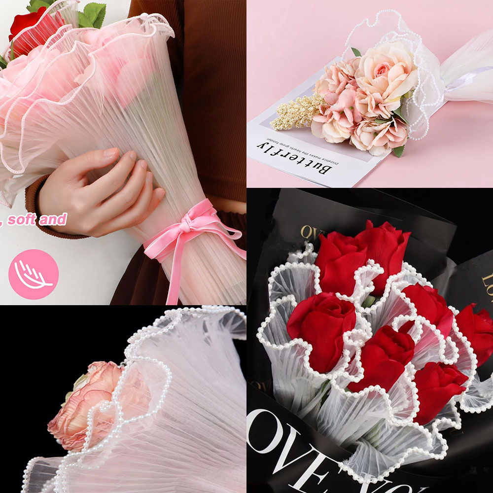 28cmX3.8Yds Flower Wrapping Pa - Florist Supply Paper ulasan dan harga