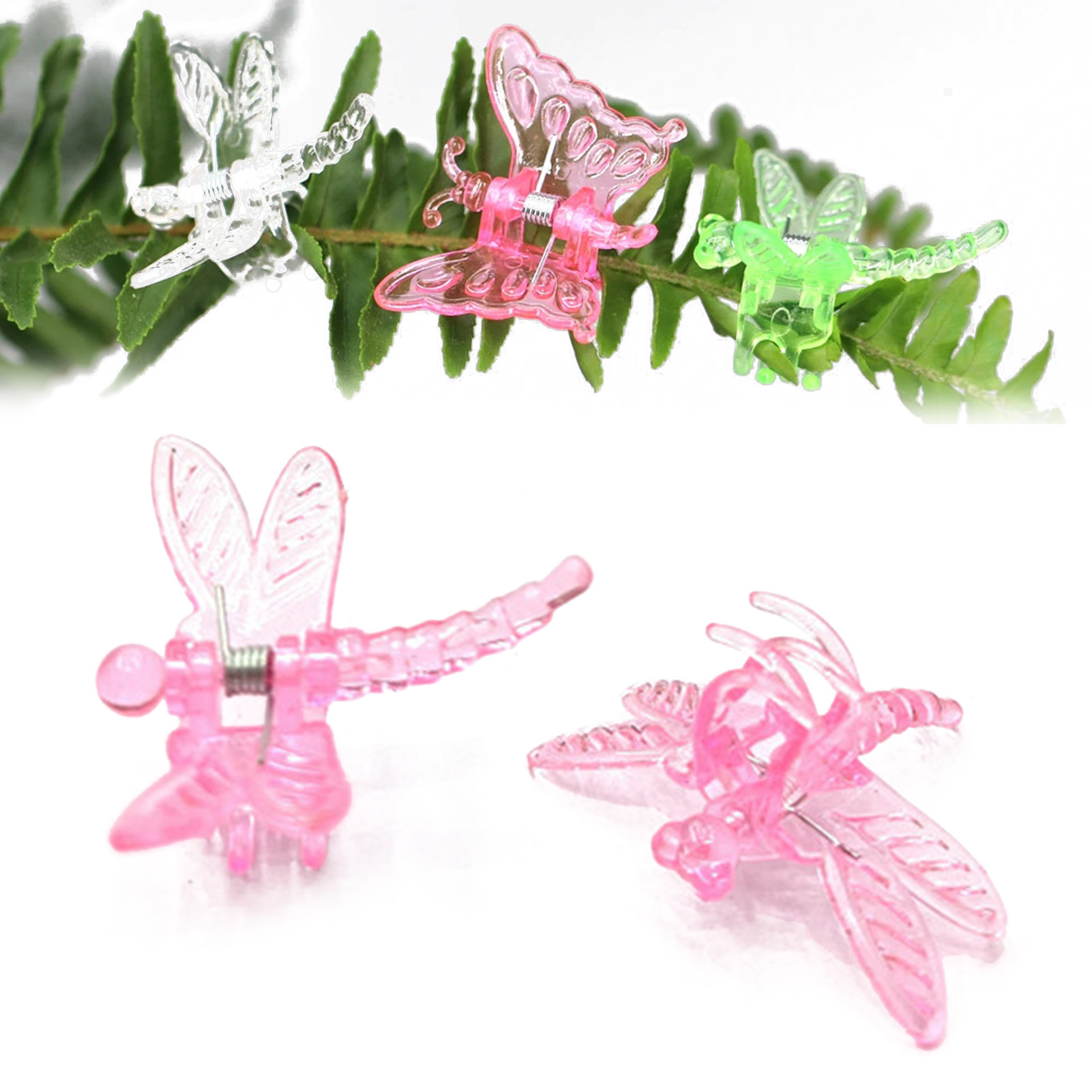 100pcs Plant Orchid Clips Tran - Florist Supp ulasan dan harga